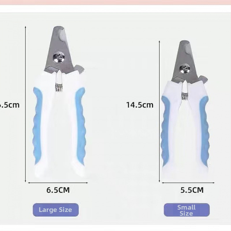 Clește de unghii pentru animale de companie din oțel inoxidabil, pentru pisici și câini, cu pilă de unghii, durabil (oțel inoxidabil; pisici și câini; pilă de unghii; durabil)