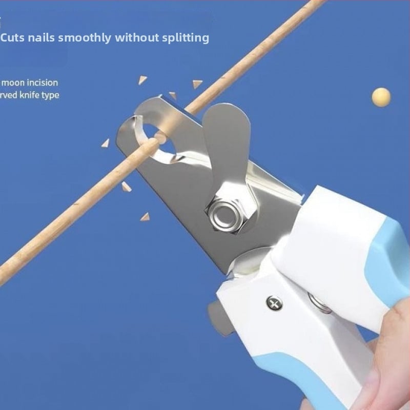 Clește de unghii pentru animale de companie din oțel inoxidabil, pentru pisici și câini, cu pilă de unghii, durabil (oțel inoxidabil; pisici și câini; pilă de unghii; durabil)
