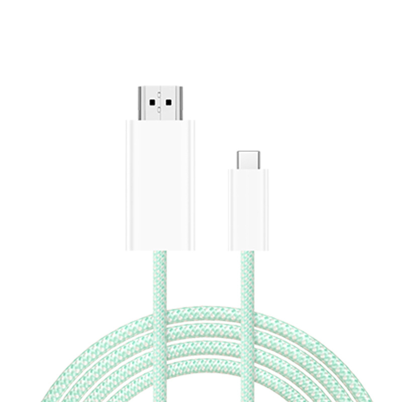 Kabel Type-C na HDMI za mobilne telefone (iPhone 15, Huawei, Samsung) – duljina 1,8 m, Type-C–HDMI priključak, bakreni vodič s tinom i niklovanim premazom