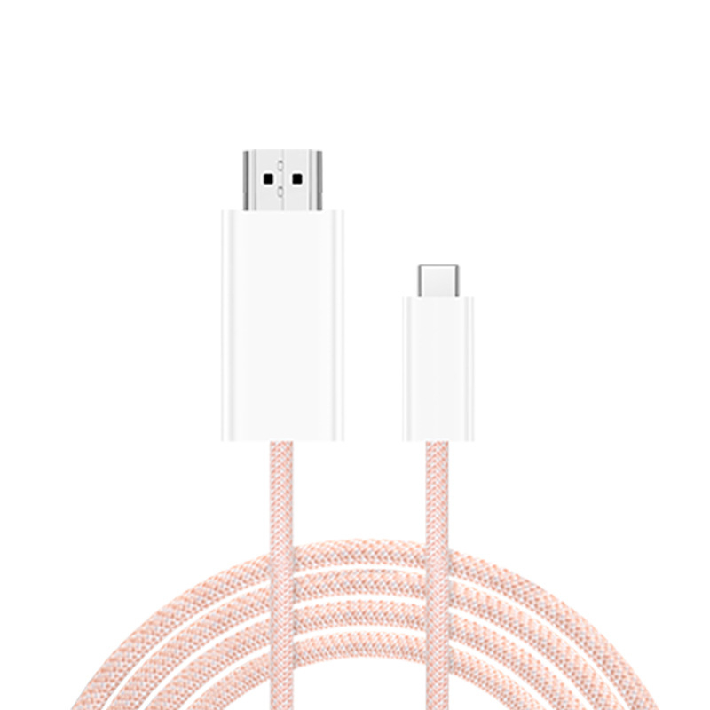 Kabel Type-C na HDMI za mobilne telefone (iPhone 15, Huawei, Samsung) – duljina 1,8 m, Type-C–HDMI priključak, bakreni vodič s tinom i niklovanim premazom