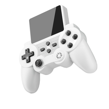 S20 nostalgia rokas spēļu konsole ar 520 iebūvētiem spēlēm, 8 bitu OS, diviem spēlētājiem, ABS korpuss