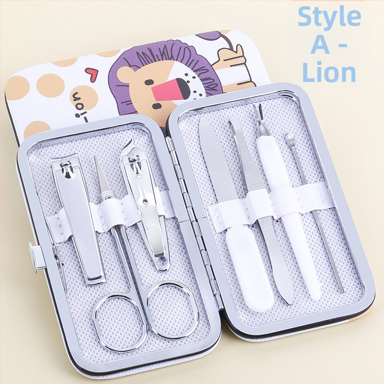 Autonomy 7-частен комплект инструменти за подрязване на нокти — въглеродна стомана, за домашна употреба