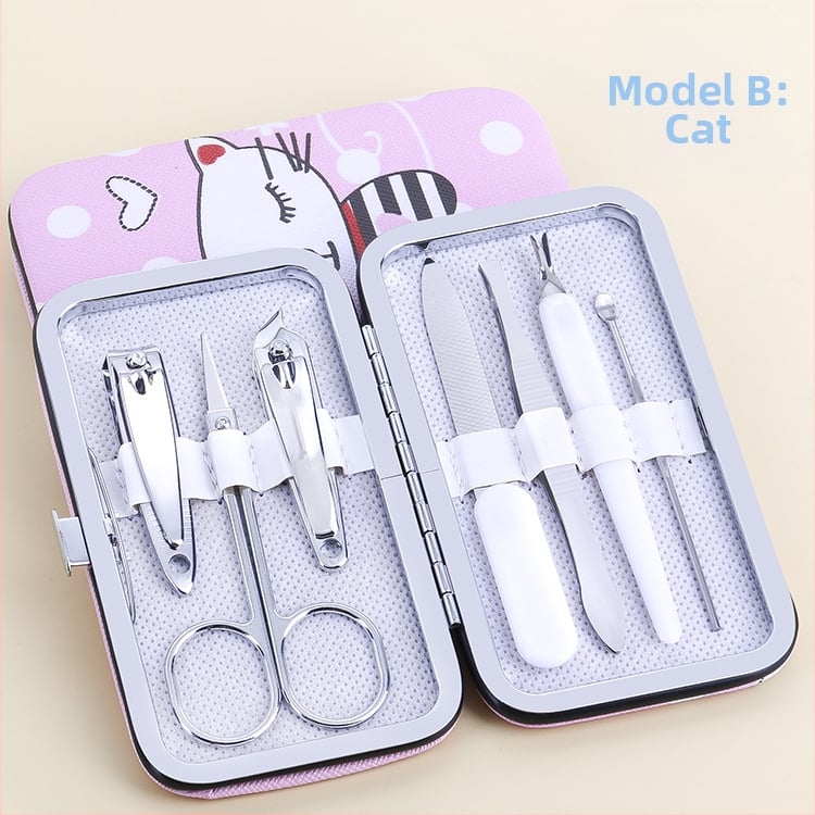 Autonomy 7-частен комплект инструменти за подрязване на нокти — въглеродна стомана, за домашна употреба