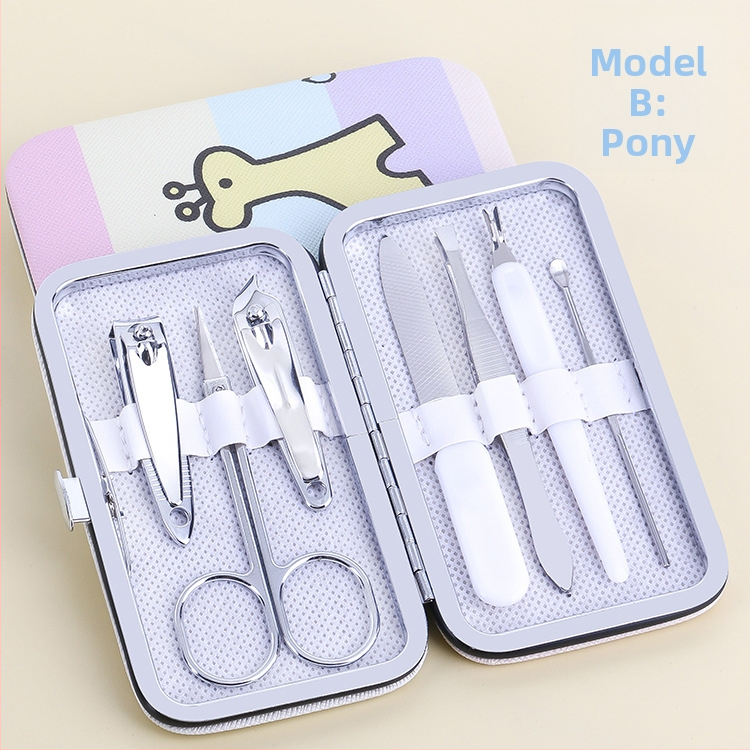 Autonomy 7-частен комплект инструменти за подрязване на нокти — въглеродна стомана, за домашна употреба