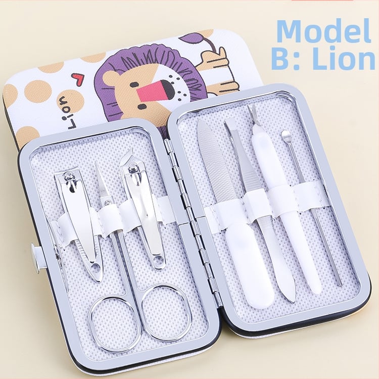 Autonomy 7-частен комплект инструменти за подрязване на нокти — въглеродна стомана, за домашна употреба