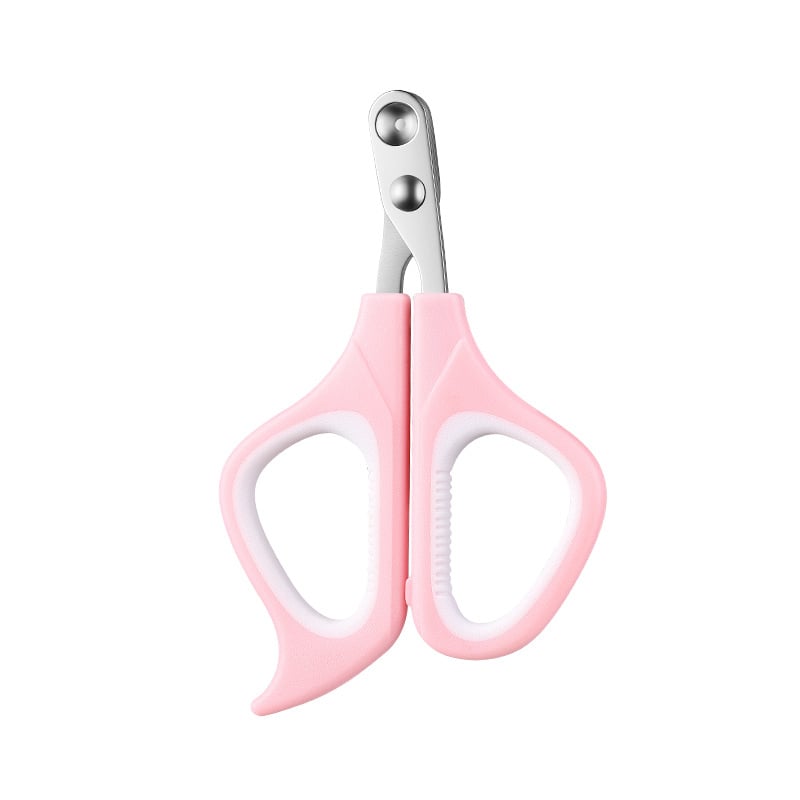 Tăietor de unghii pentru pisici, design cu gaură circulară, prietenos pentru începători, instrument de îngrijire pentru animale de companie