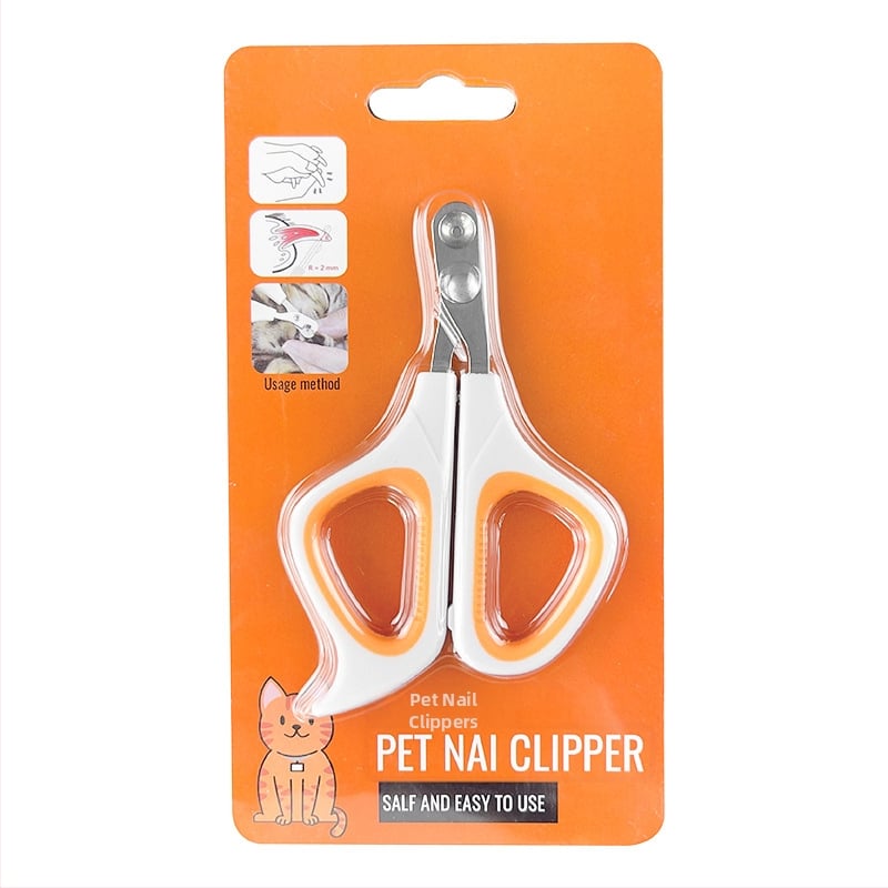 Tăietor de unghii pentru pisici, design cu gaură circulară, prietenos pentru începători, instrument de îngrijire pentru animale de companie