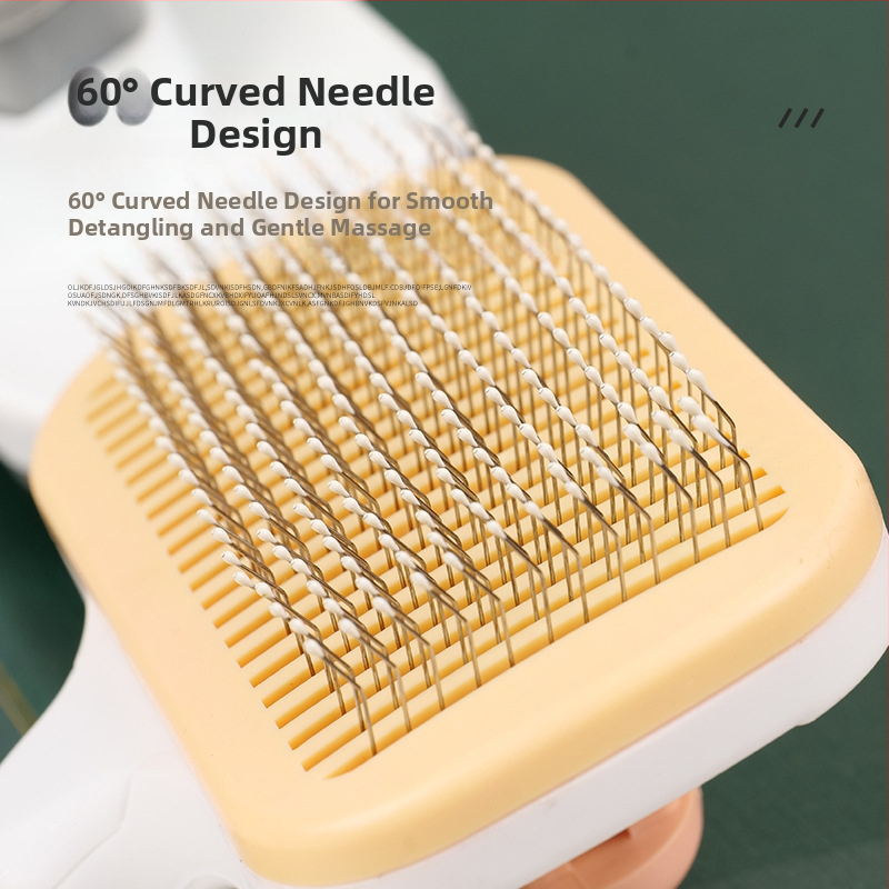 Pieptene pentru îngrijirea animalelor de companie pentru eliminarea părului – formă pătrată, material PP, pentru pisici cu blană scurtă, marcă Smart cat, origine: Cangzhou, Hebei