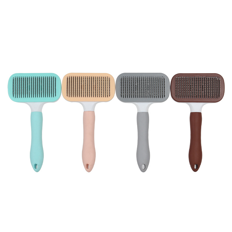 Pieptene pentru îngrijirea animalelor de companie pentru eliminarea părului – formă pătrată, material PP, pentru pisici cu blană scurtă, marcă Smart cat, origine: Cangzhou, Hebei