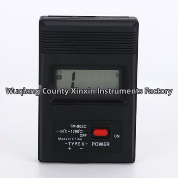 Преносим индустриален високопрецизен цифров термометър с термодвойка и температурен зонд