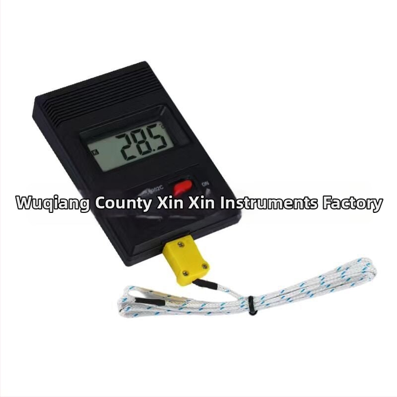 Преносим индустриален високопрецизен цифров термометър с термодвойка и температурен зонд