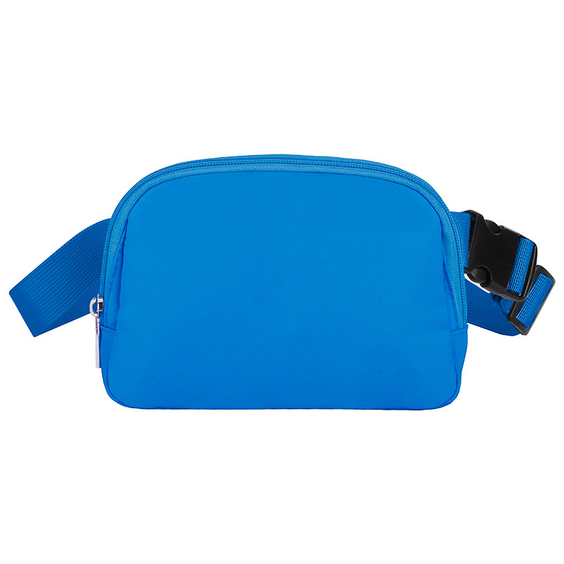 Lulu stil pojas torba, gradski minimalistički dizajn, najlon, podesivi remen, logotip, unutarnja pregrada za mobitel i osobnu iskaznicu, zatvarač