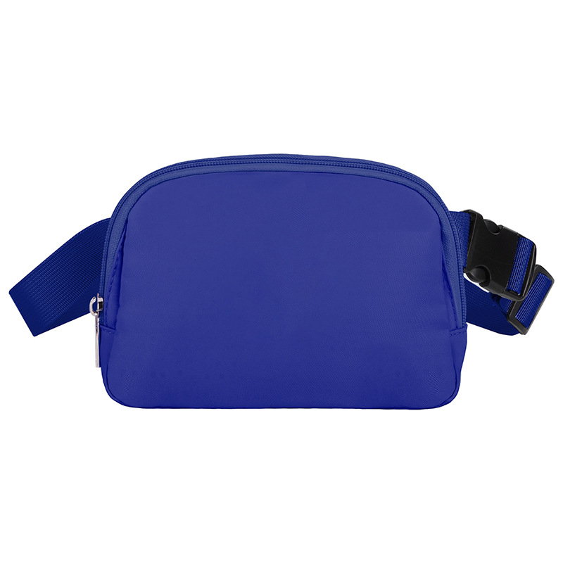 Lulu stil pojas torba, gradski minimalistički dizajn, najlon, podesivi remen, logotip, unutarnja pregrada za mobitel i osobnu iskaznicu, zatvarač
