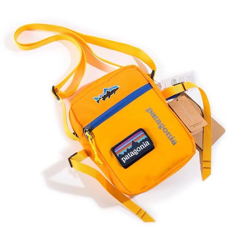 Geantă unisex pentru telefon, pentru sport în aer liber, imprimeu cu litere, design vertical, curea peste umăr în stil urban (material: nylon; impermeabil; ușor; căptușeală: poliester)