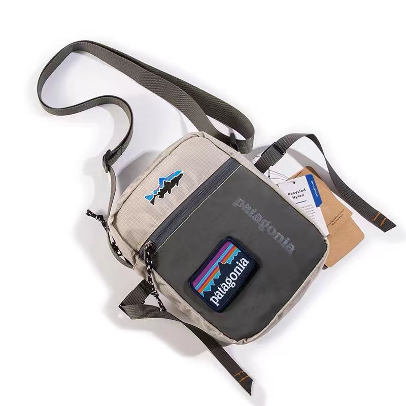 Geantă unisex pentru telefon, pentru sport în aer liber, imprimeu cu litere, design vertical, curea peste umăr în stil urban (material: nylon; impermeabil; ușor; căptușeală: poliester)