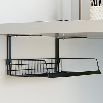 Кабелен организатор под бюрото, метален, японски стил, марка Wotron, за настолно съхранение