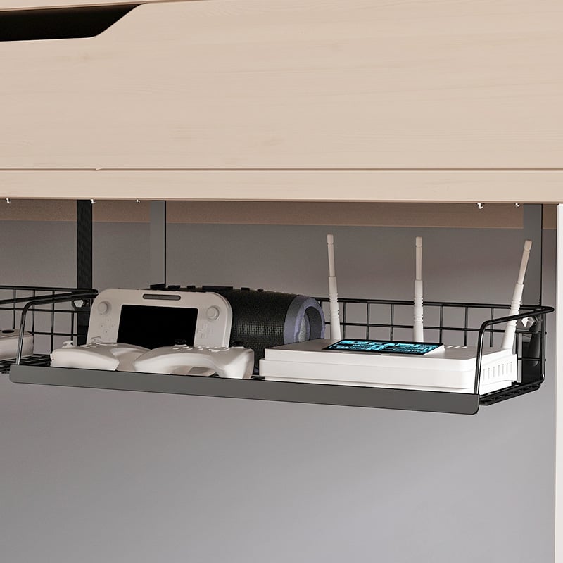 Кабелен организатор под бюрото, метален, японски стил, марка Wotron, за настолно съхранение