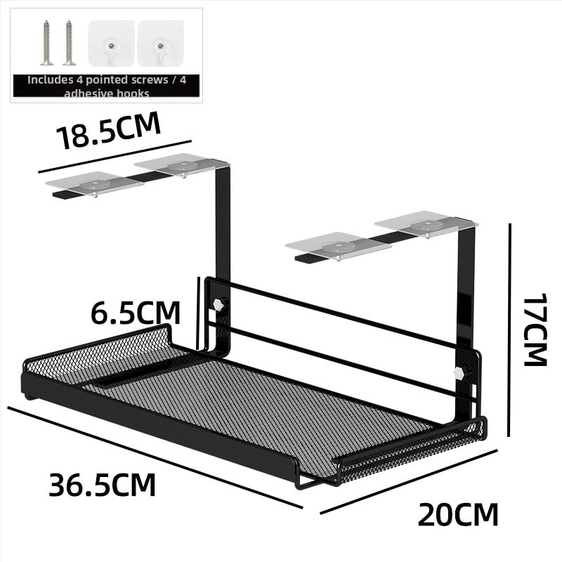 Кабелен организатор под бюрото, метален, японски стил, марка Wotron, за настолно съхранение