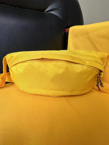 Pojasna torbica bez kopče - platnena, vodootporna, unisex, ulični stil, podstava od poliestera