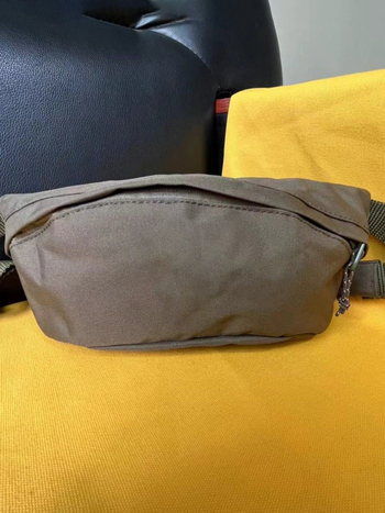 Pojasna torbica bez kopče - platnena, vodootporna, unisex, ulični stil, podstava od poliestera