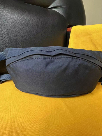 Pojasna torbica bez kopče - platnena, vodootporna, unisex, ulični stil, podstava od poliestera