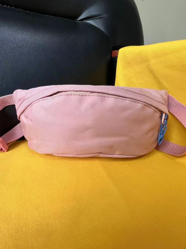 Pojasna torbica bez kopče - platnena, vodootporna, unisex, ulični stil, podstava od poliestera