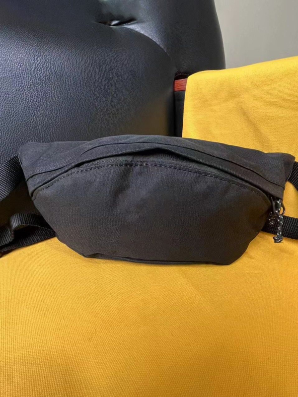 Pojasna torbica bez kopče - platnena, vodootporna, unisex, ulični stil, podstava od poliestera