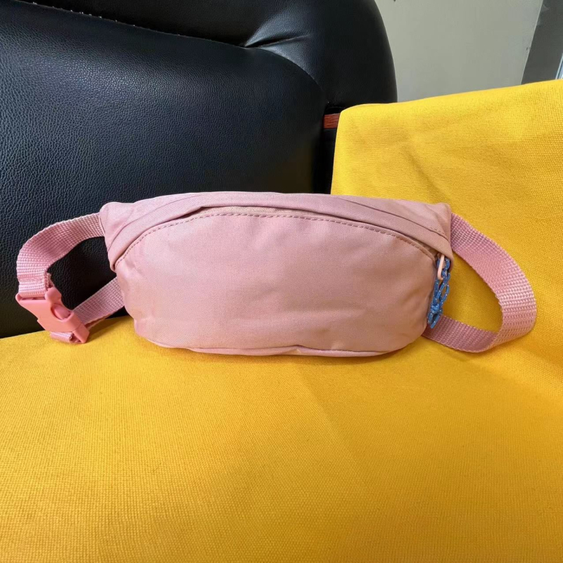 Pojasna torbica bez kopče - platnena, vodootporna, unisex, ulični stil, podstava od poliestera
