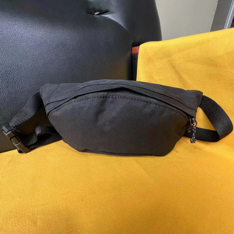 Pojasna torbica bez kopče - platnena, vodootporna, unisex, ulični stil, podstava od poliestera