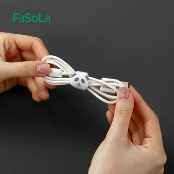 FaSoLa Velcro organizator za kabele – najlon, jednostavan i moderan dizajn; pogodan za pohranu kablova na stolu, u spavaćoj sobi i dnevnoj sobi