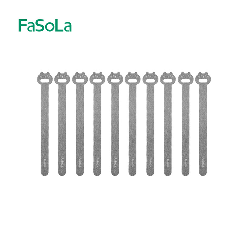 FaSoLa Velcro organizator za kabele – najlon, jednostavan i moderan dizajn; pogodan za pohranu kablova na stolu, u spavaćoj sobi i dnevnoj sobi
