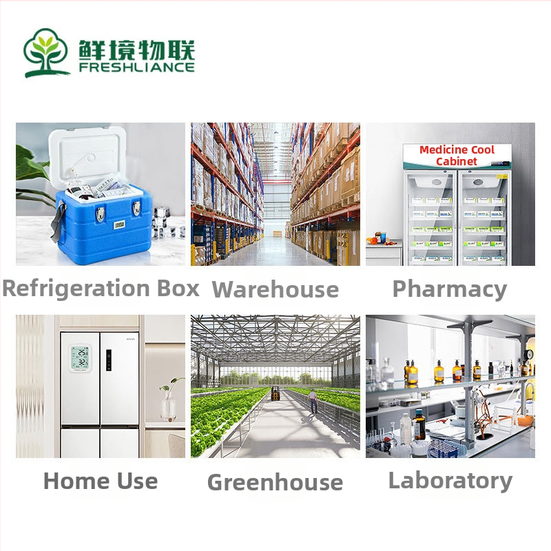 Безжичен регистратор за температура и влажност за оранжерийно отглеждане, високопрецизен регистратор за студено съхранение и хладилни камиони