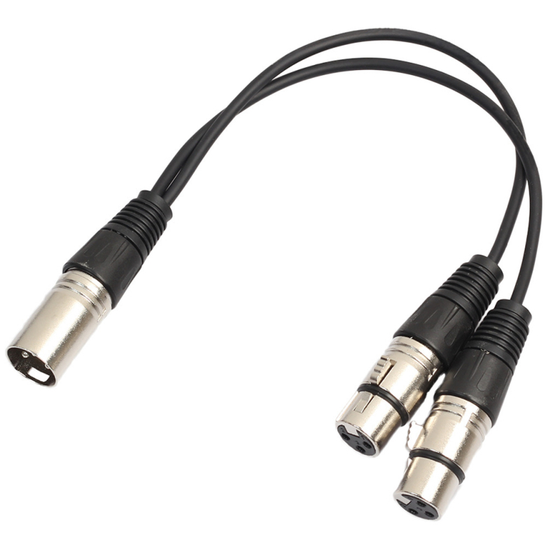 dx 2xlr XLR Y kabel za dva mikrofona, neizbalansiran audio produženje, niklano bakreno jezgro, vodiči bez kisika, model 2xlr