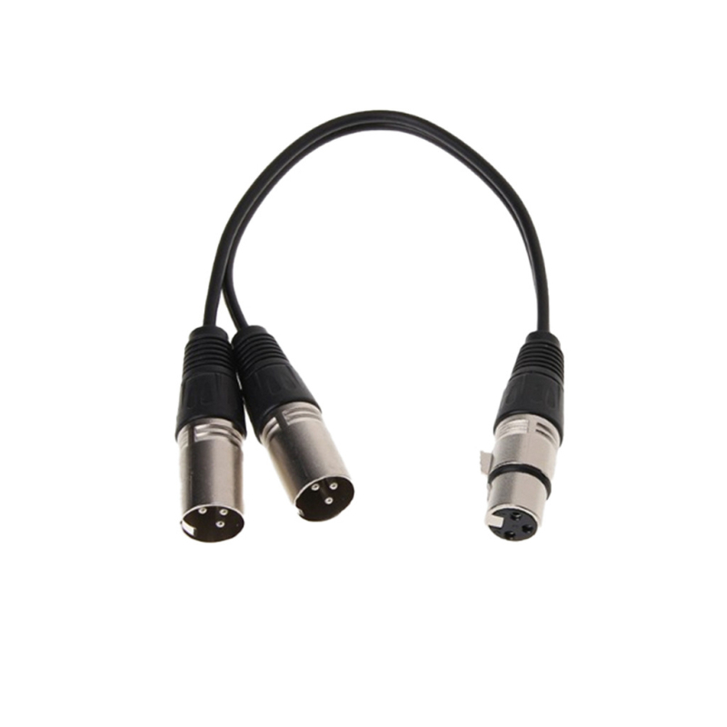dx 2xlr XLR Y kabel za dva mikrofona, neizbalansiran audio produženje, niklano bakreno jezgro, vodiči bez kisika, model 2xlr