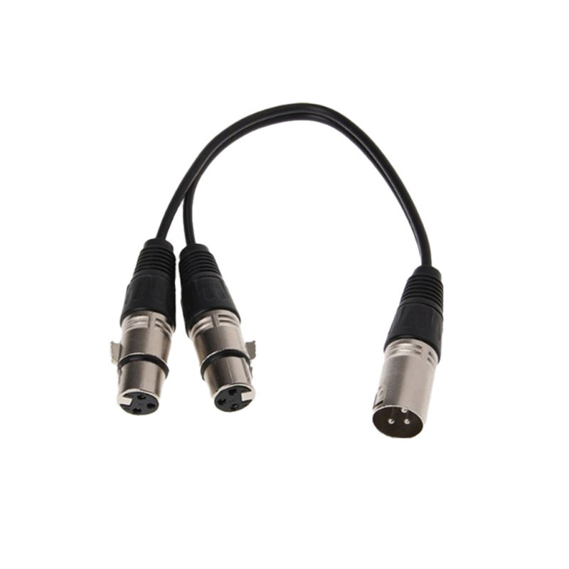 dx 2xlr XLR Y kabel za dva mikrofona, neizbalansiran audio produženje, niklano bakreno jezgro, vodiči bez kisika, model 2xlr