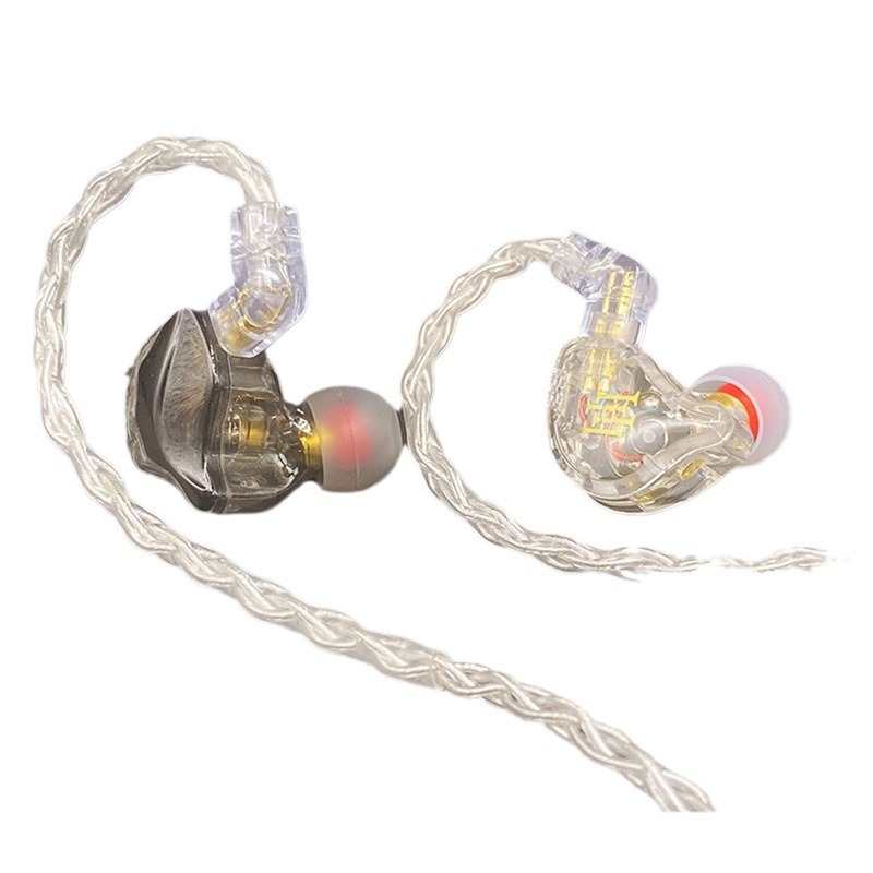 Slušalački kabel s osam vlakana, srebrno prevučeni vodiči, KZ MMCX priključak, balansirani 4,4 mm