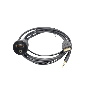Audio kabel USB + 3,5 mm Audio + HDMI, bakreni vodič, PVC izolacija, injekcijsko oblikovanje, ROHS certifikat