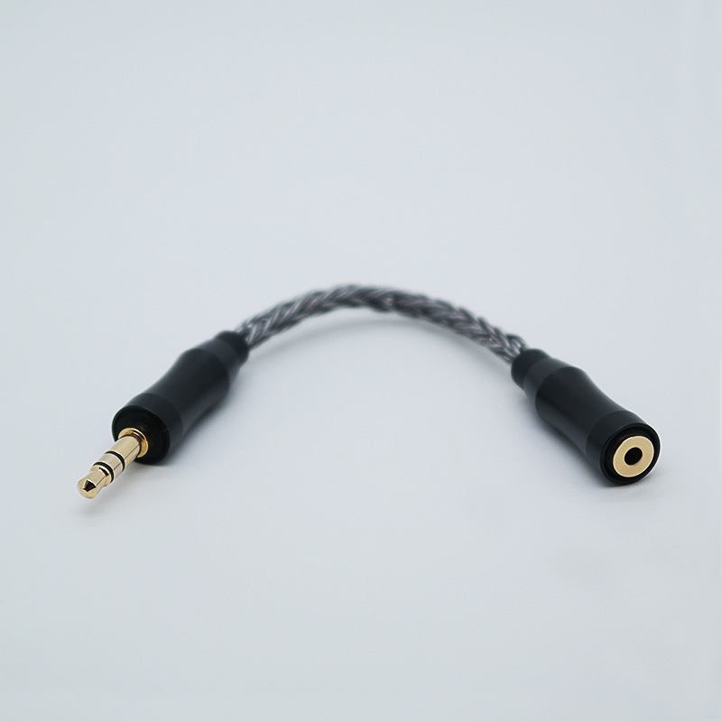 Adapter kabel od osam vlakana od jednoskristalnog bakra, 2.5 mm balansirani ženski na 3.5 mm stereo / 4.4 mm balansirani muški, audiophile kabel