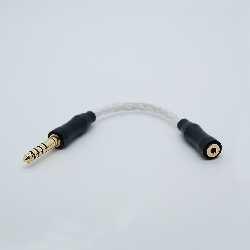 Adapter kabel od osam vlakana od jednoskristalnog bakra, 2.5 mm balansirani ženski na 3.5 mm stereo / 4.4 mm balansirani muški, audiophile kabel
