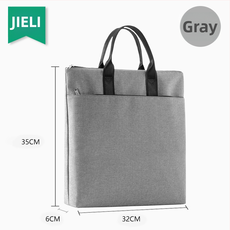Jerry 5228 kancelárska taška na zips - vlastná obchodná taška, Oxford látka, zips, sklon tvar (Značka: Jerry; Materiál: Oxford látka; Štýl: Zips; Tvar: Sklon)