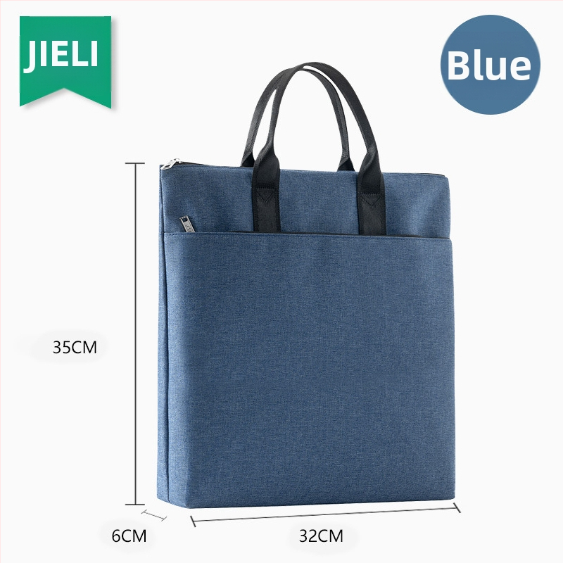 Jerry 5228 kancelárska taška na zips - vlastná obchodná taška, Oxford látka, zips, sklon tvar (Značka: Jerry; Materiál: Oxford látka; Štýl: Zips; Tvar: Sklon)