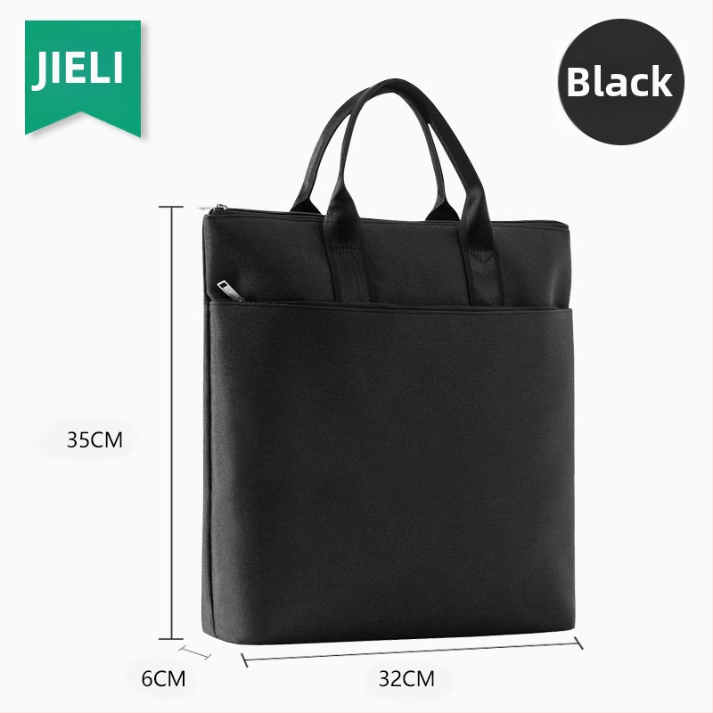 Jerry 5228 kancelárska taška na zips - vlastná obchodná taška, Oxford látka, zips, sklon tvar (Značka: Jerry; Materiál: Oxford látka; Štýl: Zips; Tvar: Sklon)