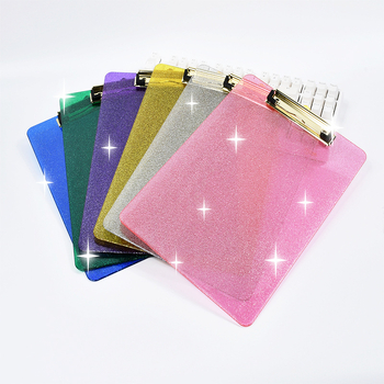 Пластмасова папка за документи с единичен щипков затвор, модел 6009, с печатано лого