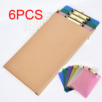 Пластмасова папка за документи с единичен щипков затвор, модел 6009, с печатано лого