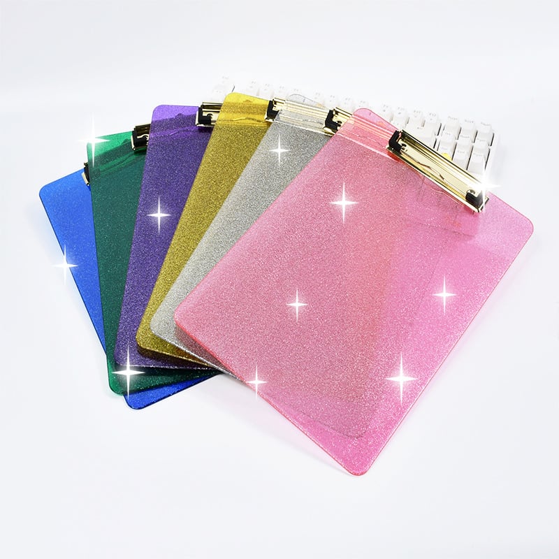 Пластмасова папка за документи с единичен щипков затвор, модел 6009, с печатано лого