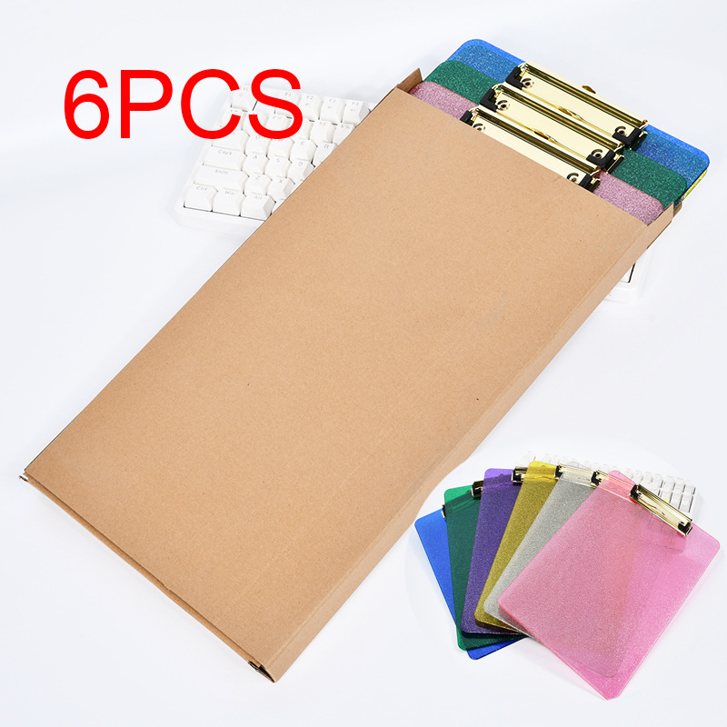 Пластмасова папка за документи с единичен щипков затвор, модел 6009, с печатано лого