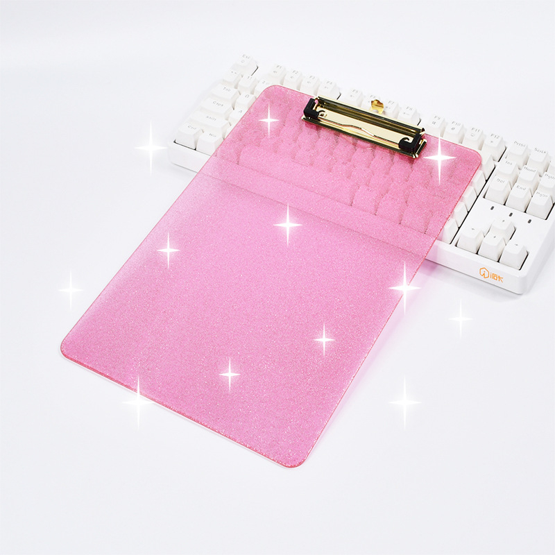 Пластмасова папка за документи с единичен щипков затвор, модел 6009, с печатано лого