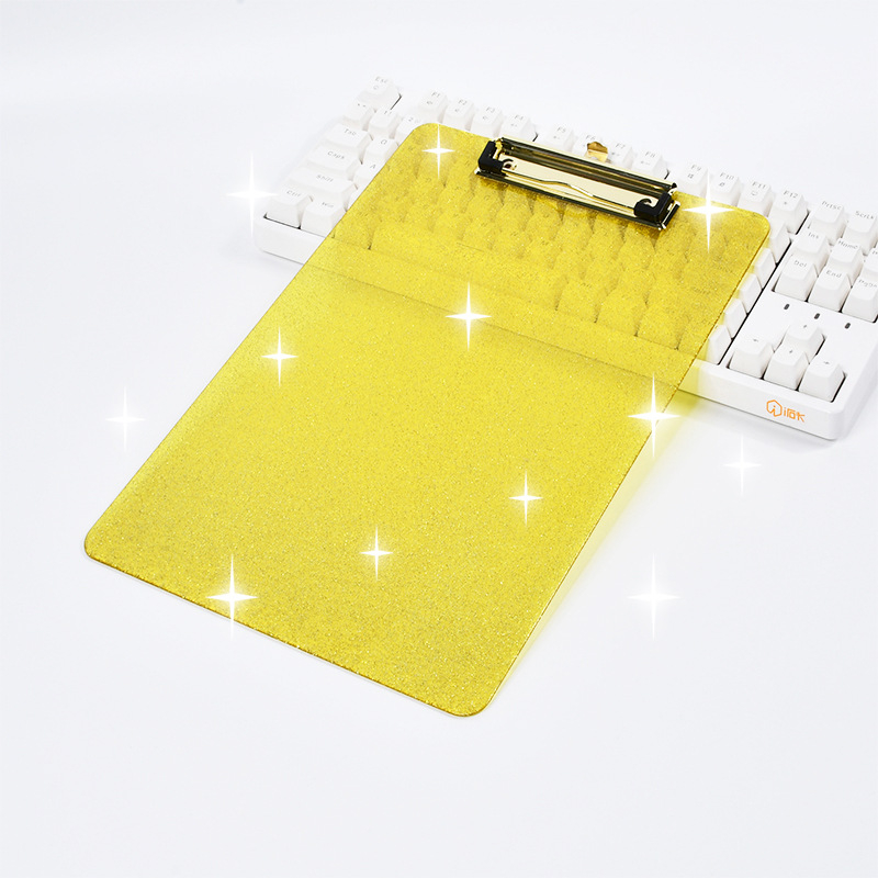 Пластмасова папка за документи с единичен щипков затвор, модел 6009, с печатано лого