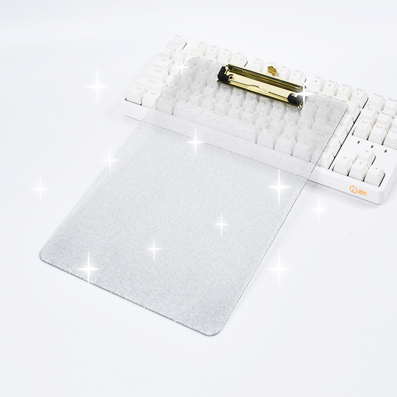 Пластмасова папка за документи с единичен щипков затвор, модел 6009, с печатано лого