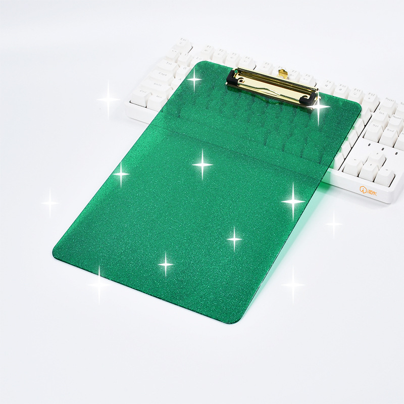 Пластмасова папка за документи с единичен щипков затвор, модел 6009, с печатано лого